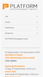 Mobile Screenshot of platformgallery.org